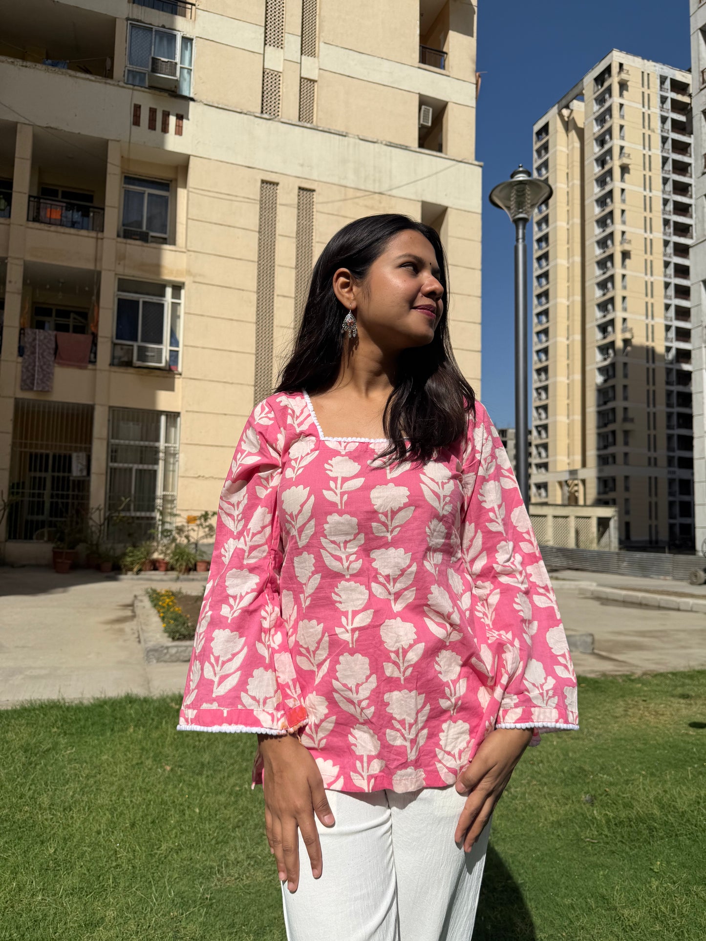 Pari Straight Short Kurti