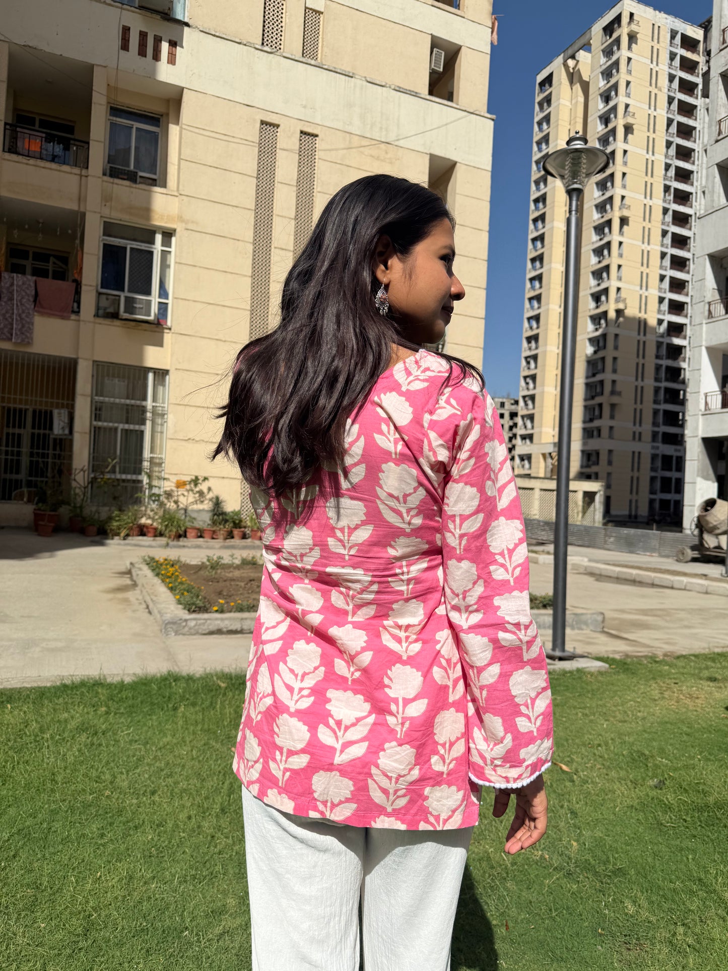 Pari Straight Short Kurti