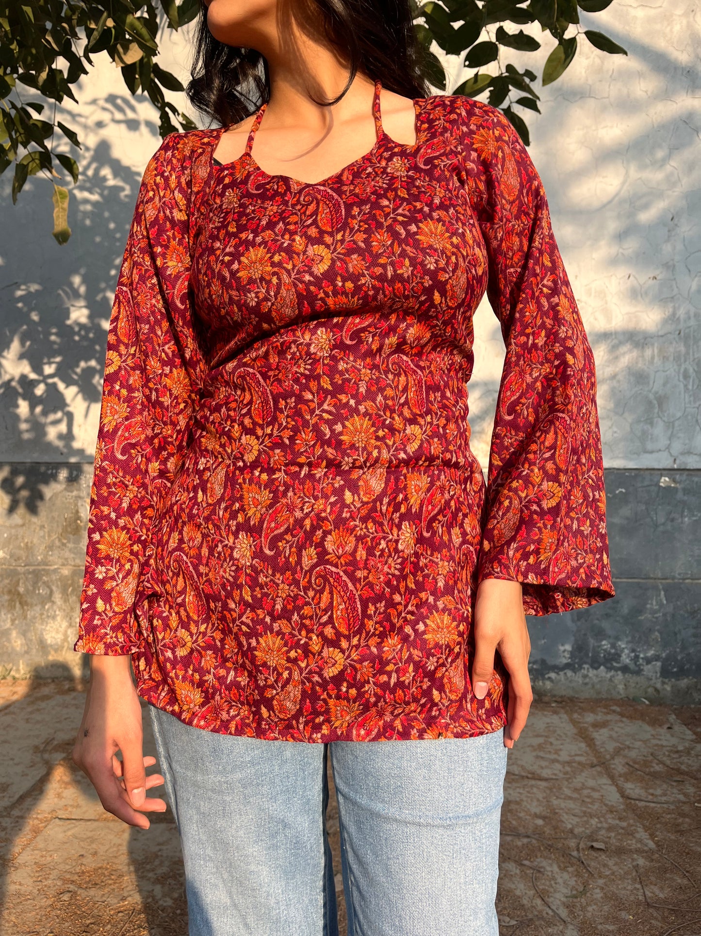 Haseen Hawa Corset back Kurti