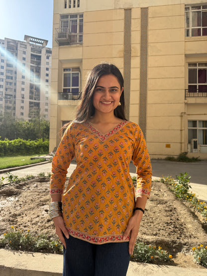 Sunshine Straight Short Kurti