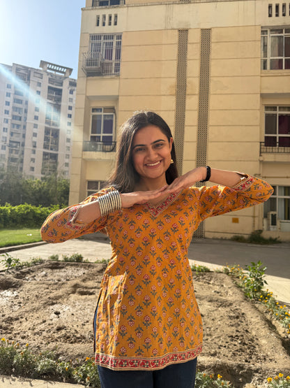 Sunshine Straight Short Kurti