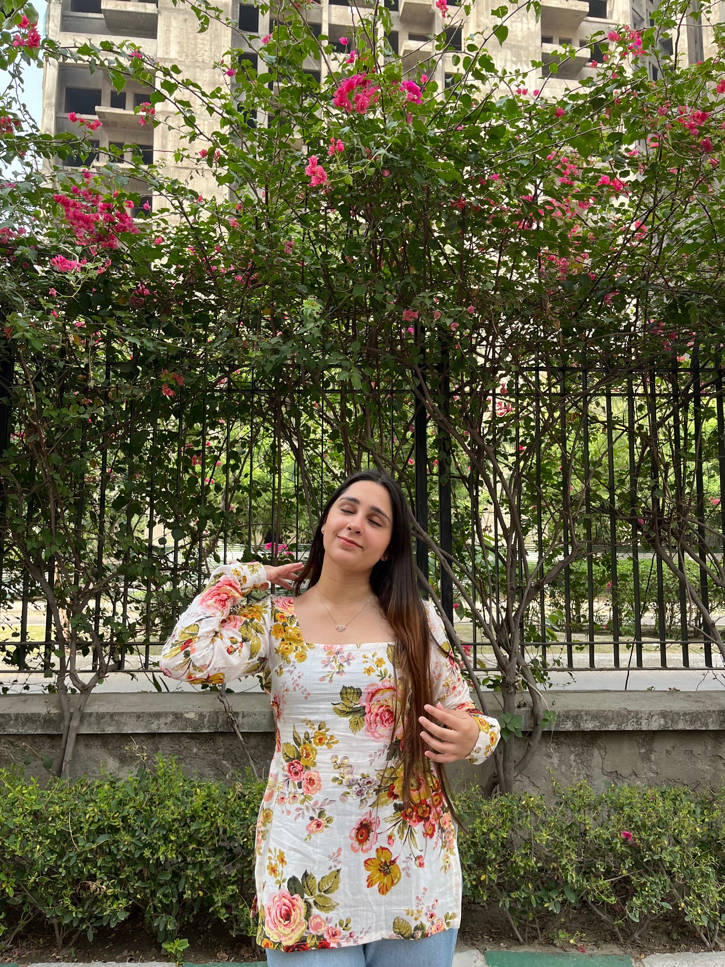 Mogra Straight Short Kurti