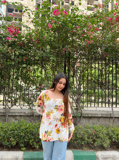 Mogra Straight Short Kurti