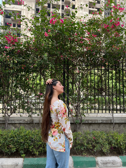 Mogra Straight Short Kurti