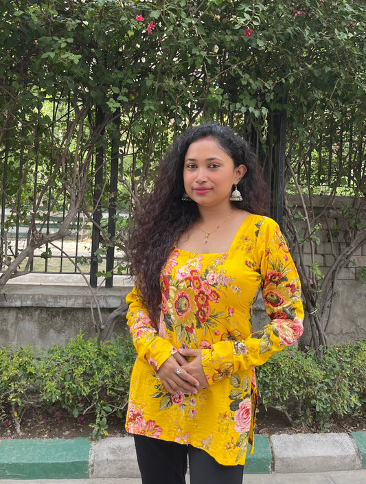 Gainda Straight Short Kurti