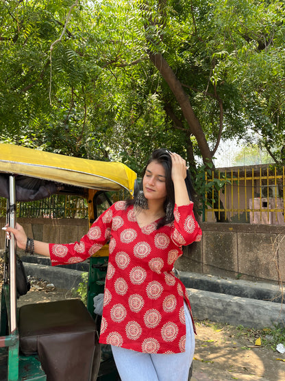 Tikhi Straight Short Kurti