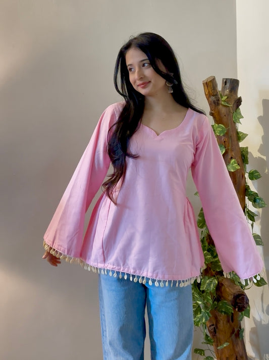 Emily Peplum Short Kurti