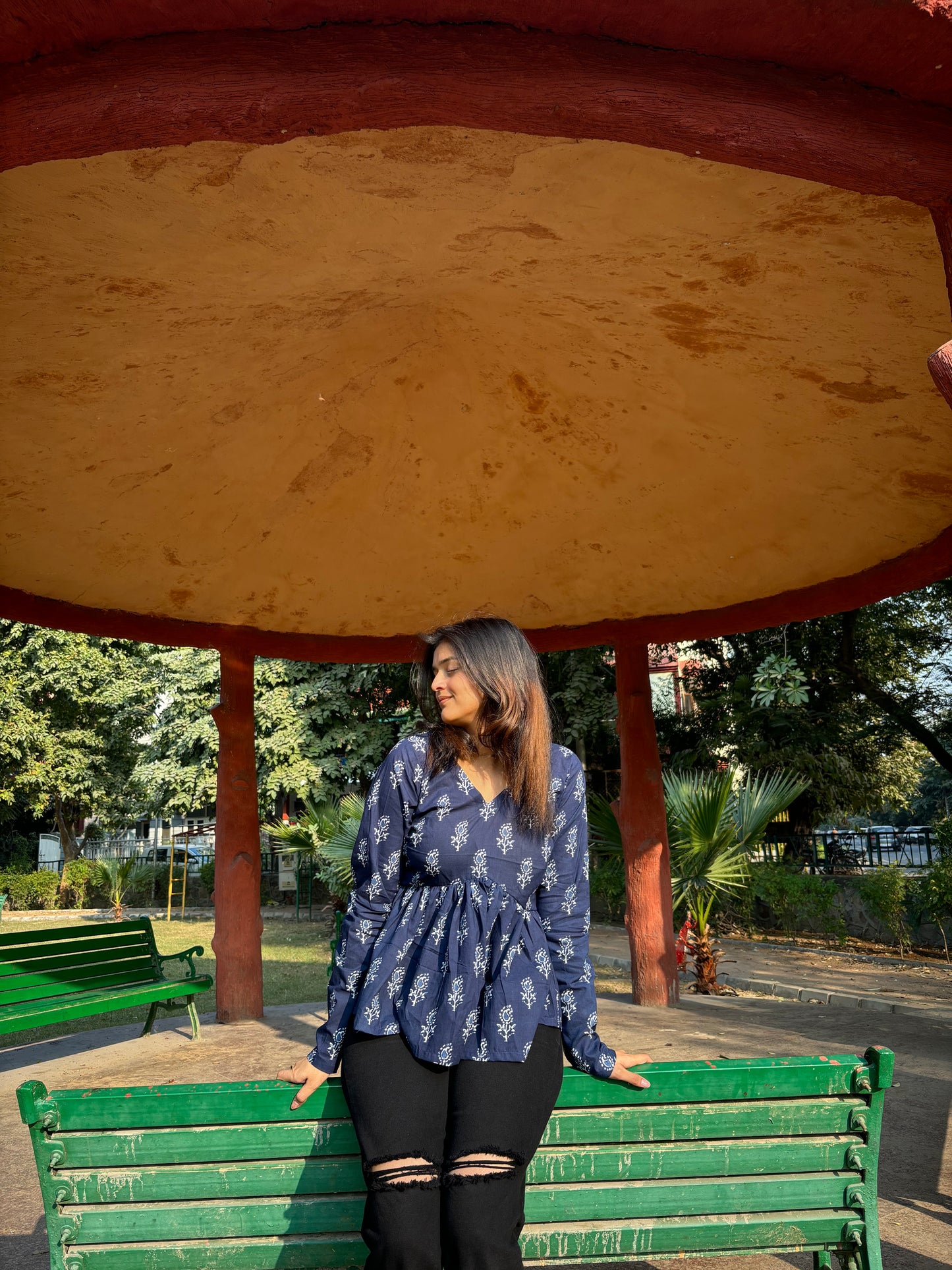 Mystical Short Kurti Top