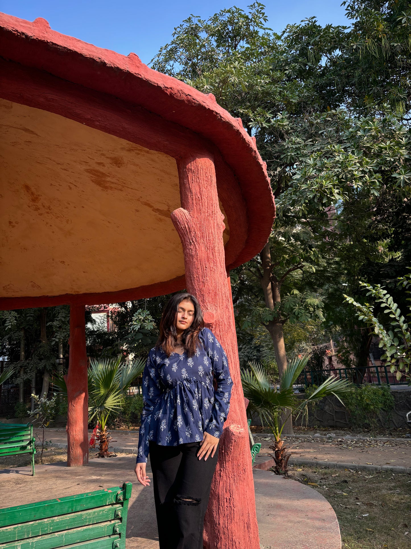 Mystical Short Kurti Top