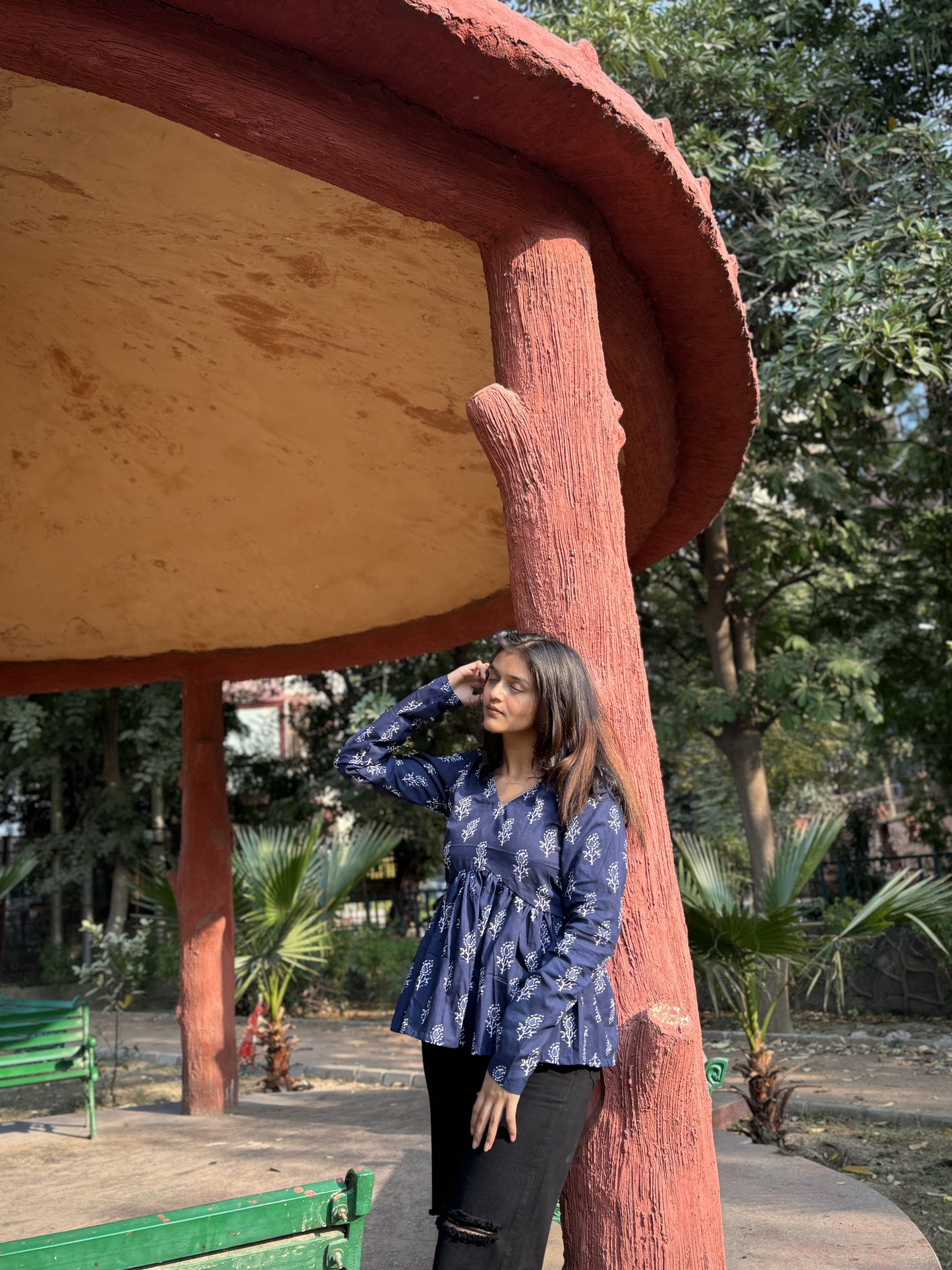 Mystical Short Kurti Top