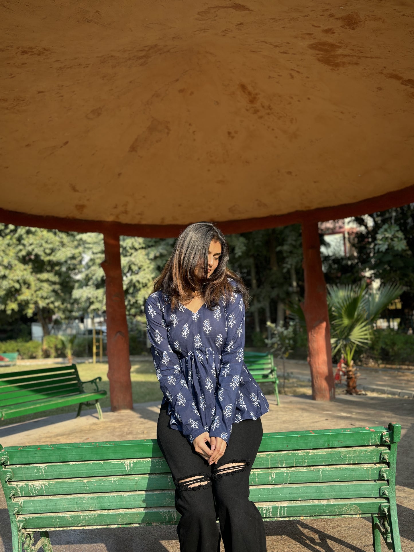 Mystical Short Kurti Top