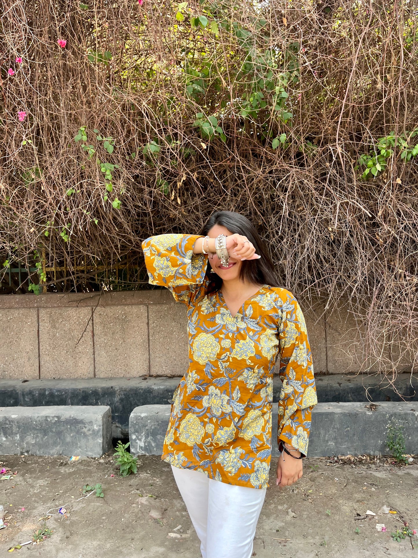 DayLily Straight Short Kurti