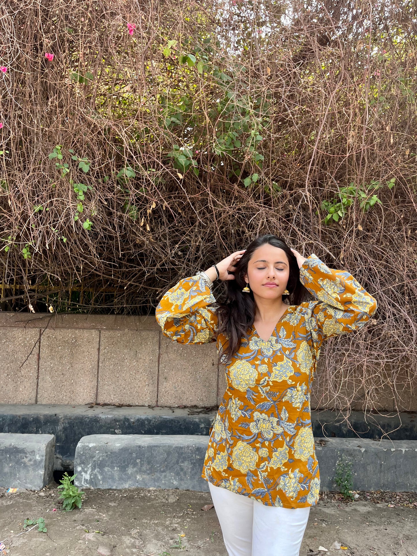 DayLily Straight Short Kurti