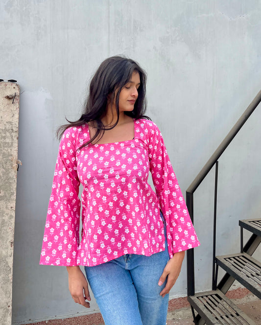 Pinkiya Straight Short Kurti