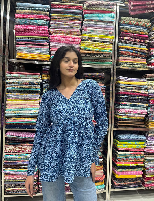 Neroo Peplum Short Kurti