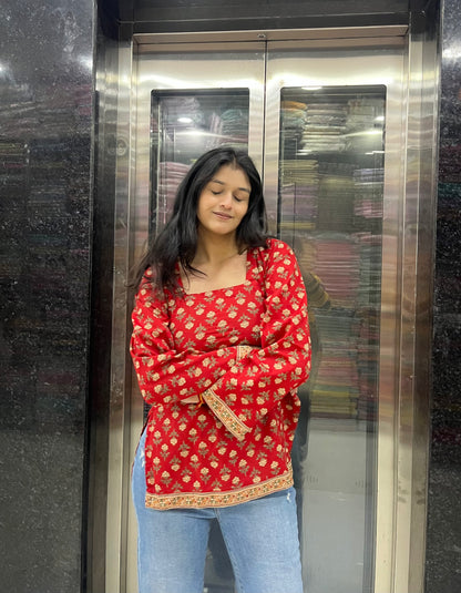 Sindhura Straight Short Kurti