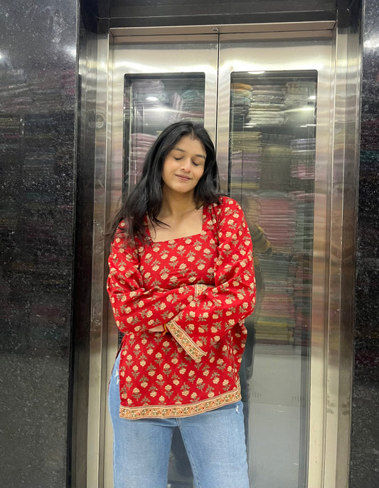 Sindhura Straight Short Kurti