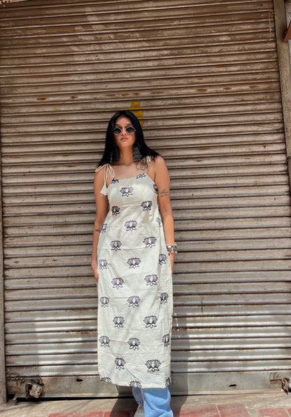 Dahi Balla Tie-up Straps Long Straight Short Kurti