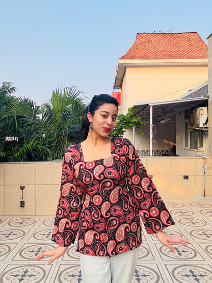 Riwaayat Corset Back Short Kurti