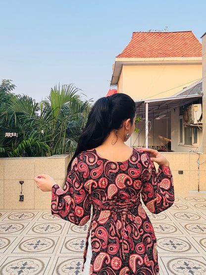 Riwaayat Corset Back Short Kurti