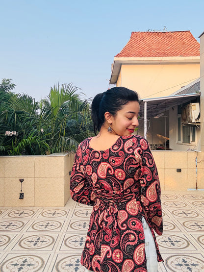 Riwaayat Corset Back Short Kurti