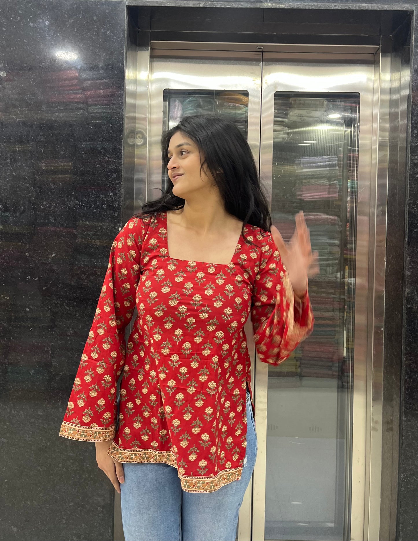 Sindhura Straight Short Kurti