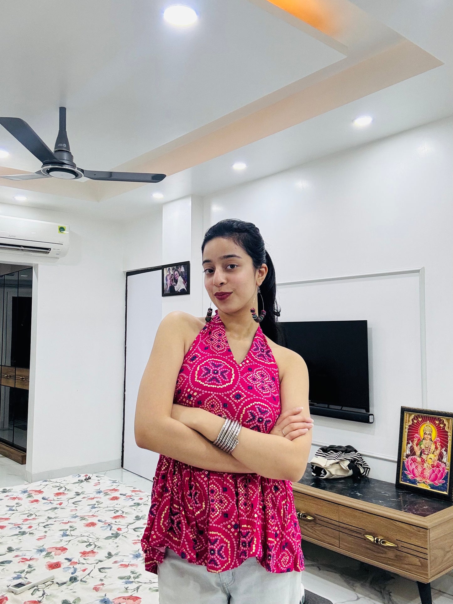 Phirki Backless Peplum Kurti