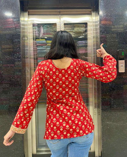 Sindhura Straight Short Kurti