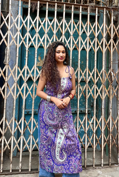 Meethi Tie-up Straps Long Kurti