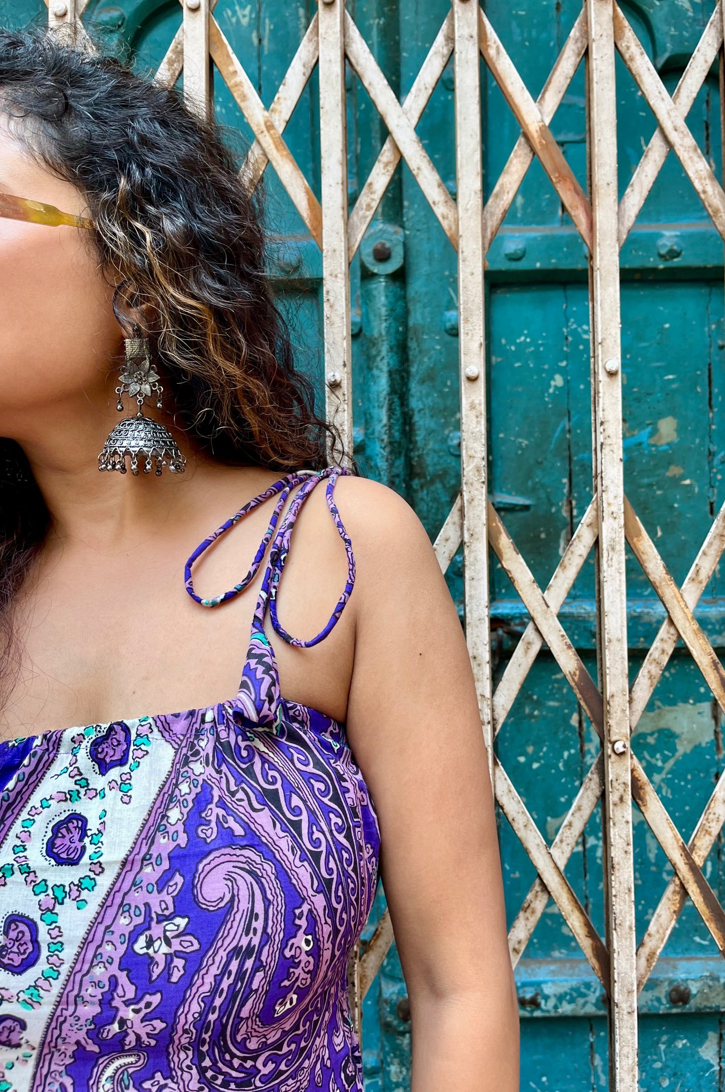 Meethi Tie-up Straps Long Kurti