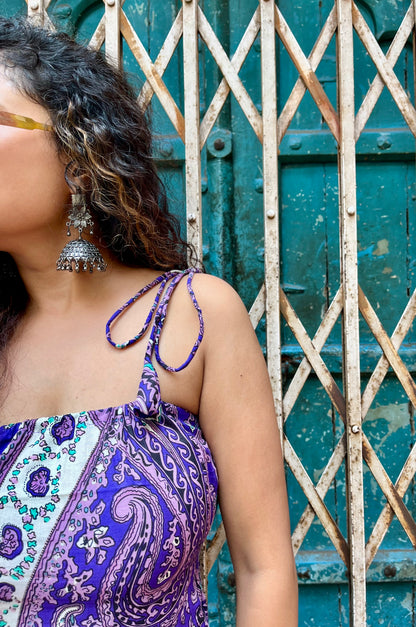 Meethi Tie-up Straps Long Kurti