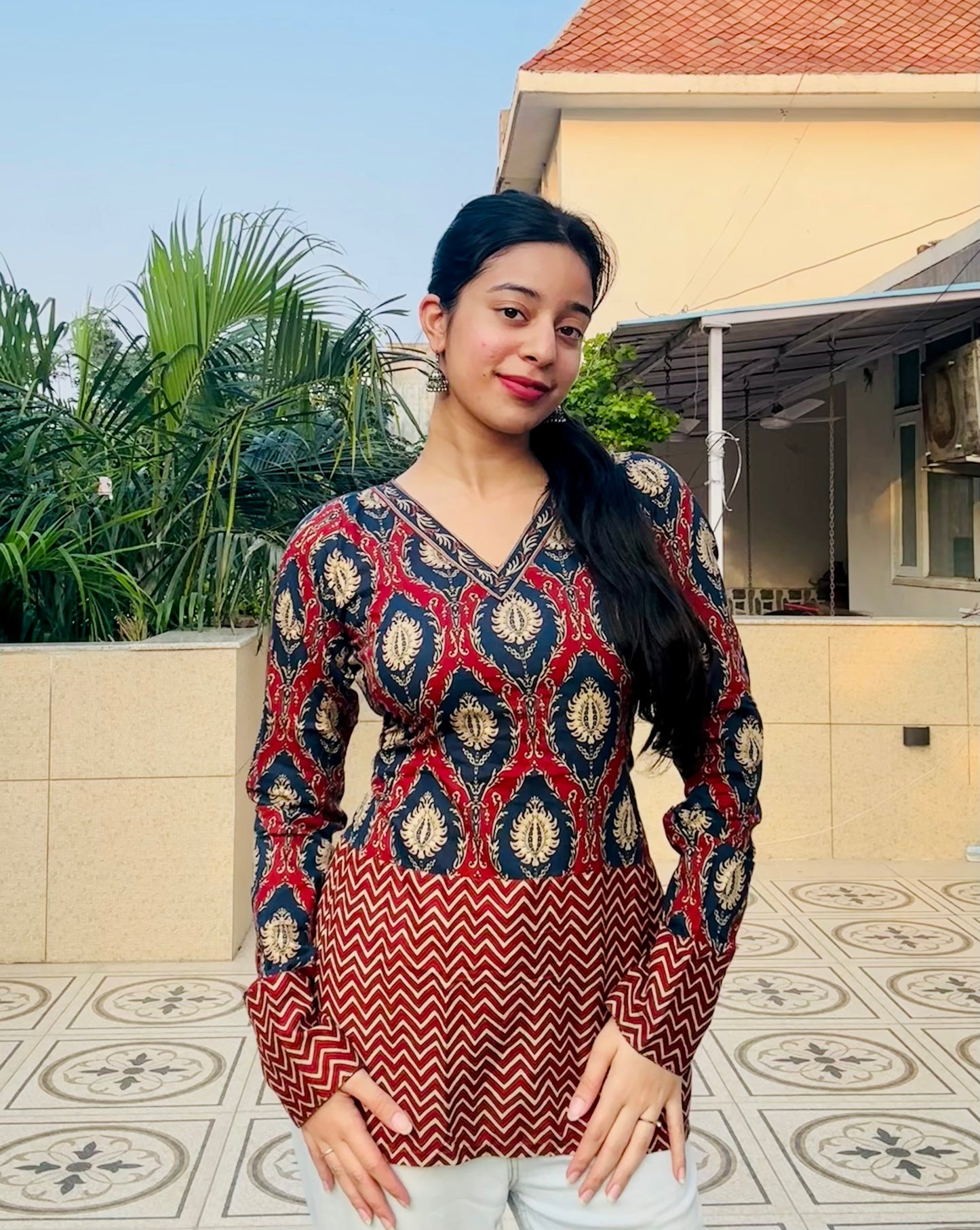 Aabroo Corset Back Kurti