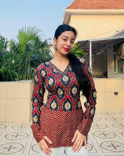 Aabroo Corset Back Kurti