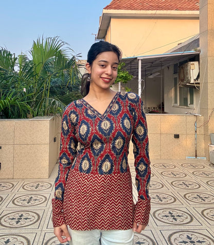 Aabroo Corset Back Kurti