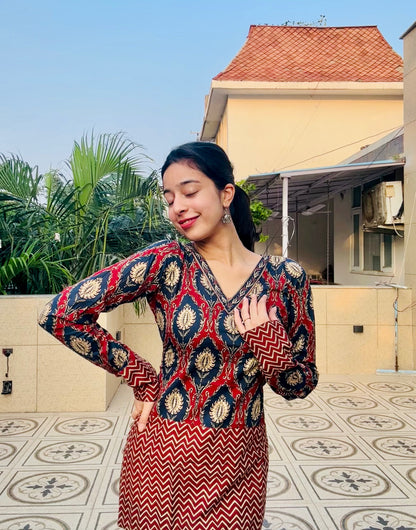 Aabroo Corset Back Kurti