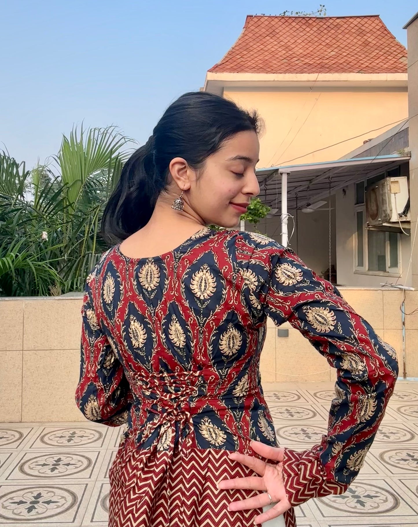 Aabroo Corset Back Kurti