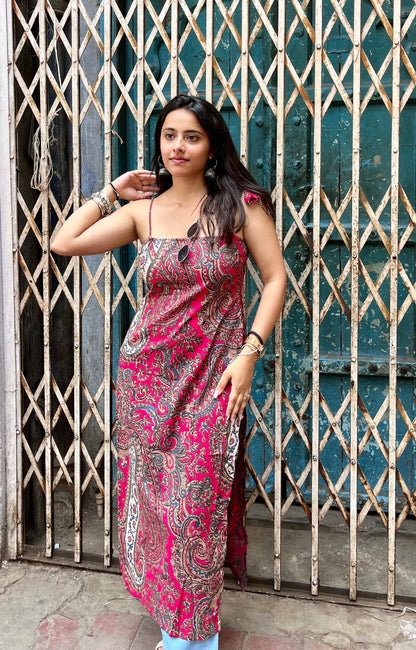 Chatpati Tie-up Straps Long Kurti