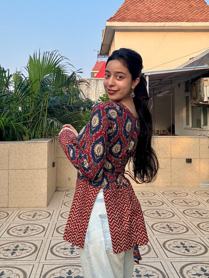 Aabroo Corset Back Kurti