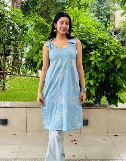 Saaz Embroidered Long Kurti