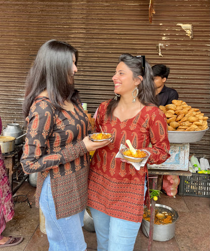 Kachori Straight Short Kurti