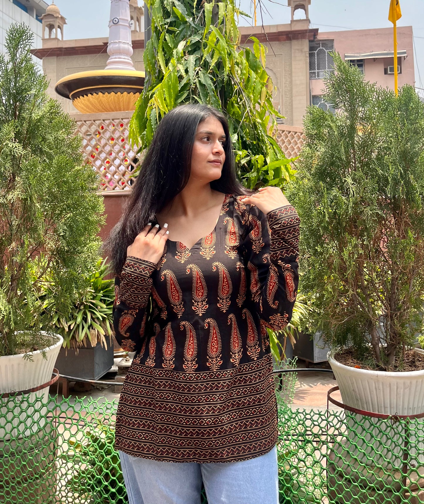 Samosa Straight Short Kurti