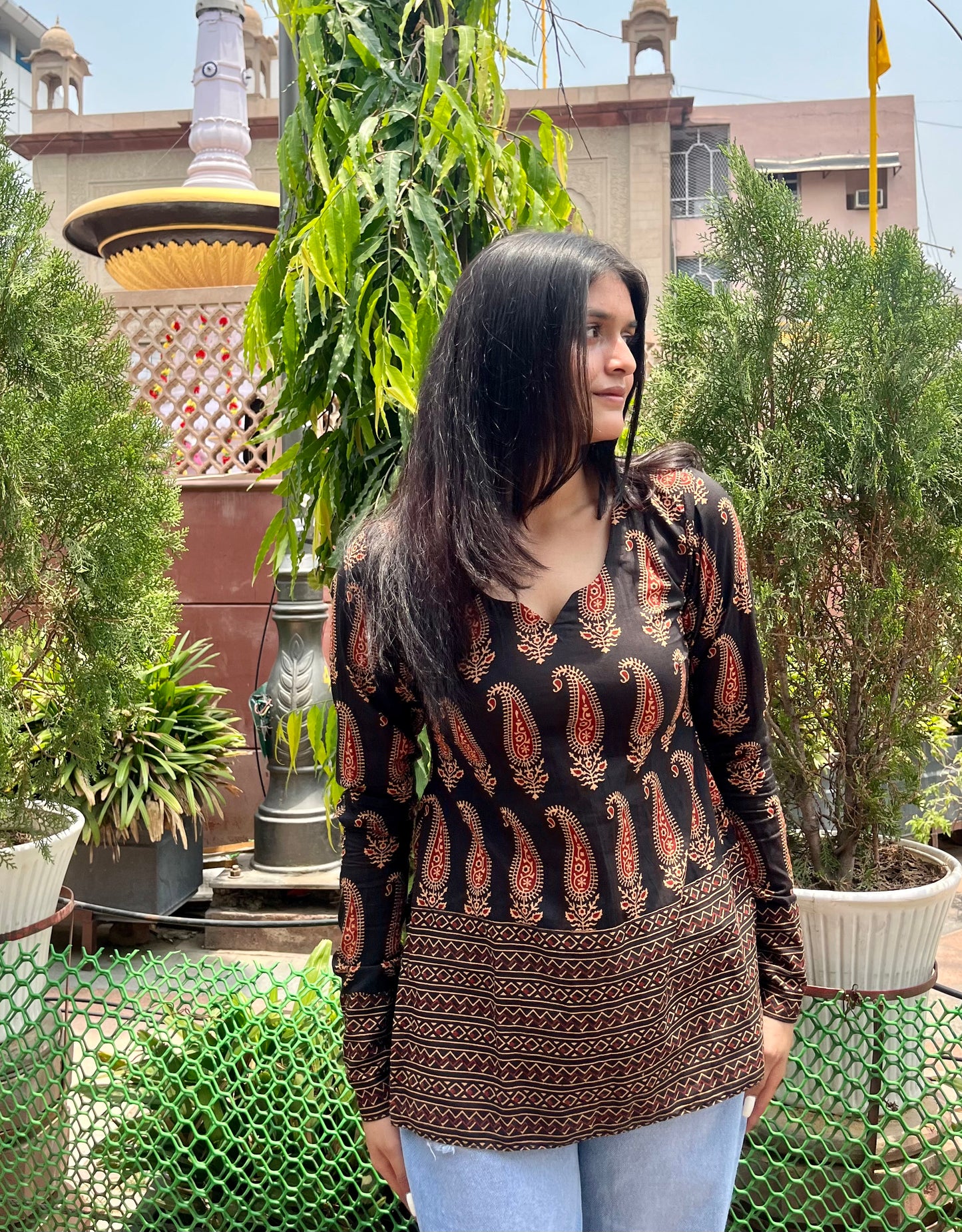 Samosa Straight Short Kurti