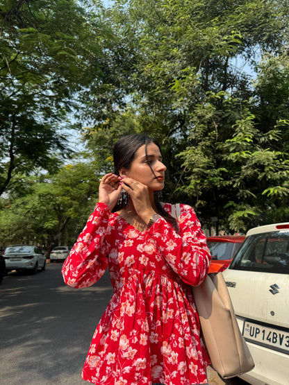 Scarlet Short Kurti Top