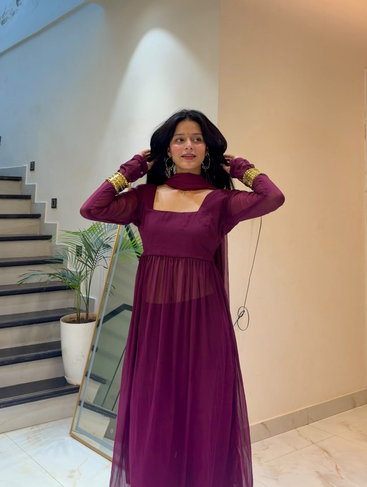 Wine Anarkali