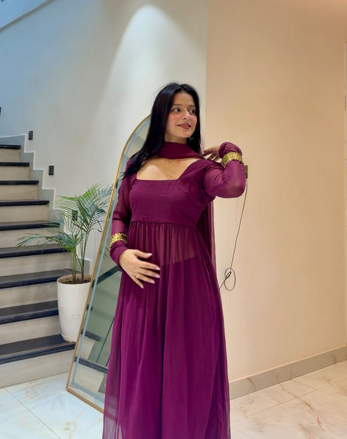Wine Anarkali