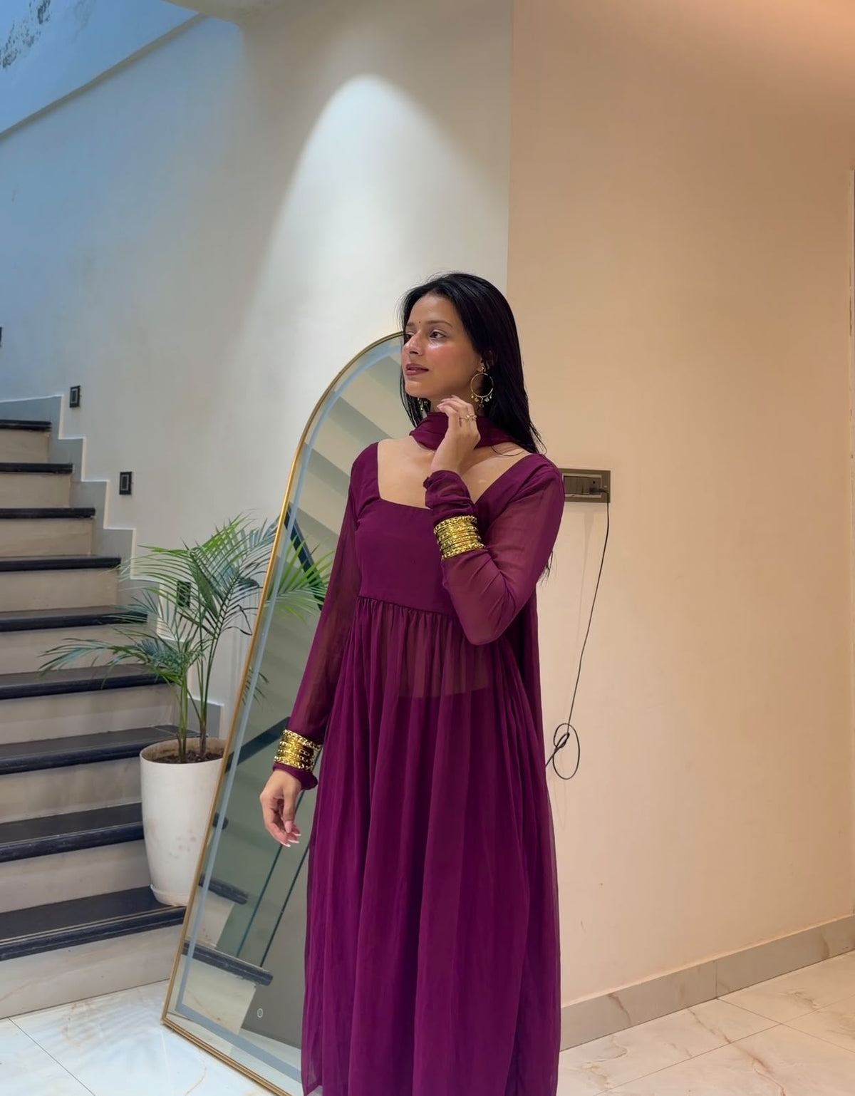 Wine Anarkali