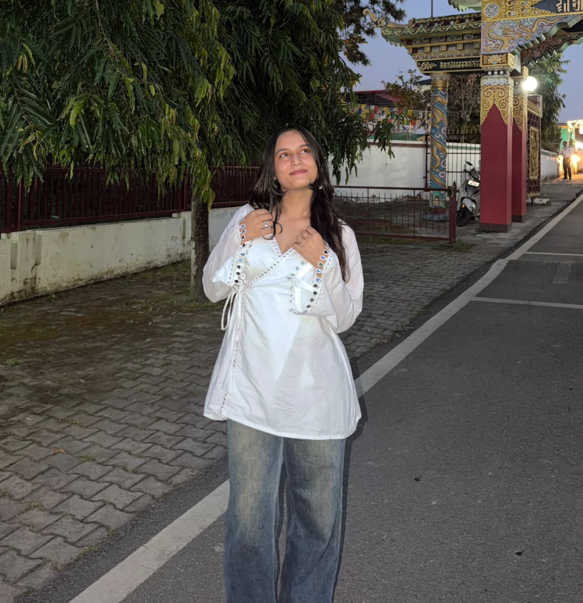 Pearl Wrap Kurti