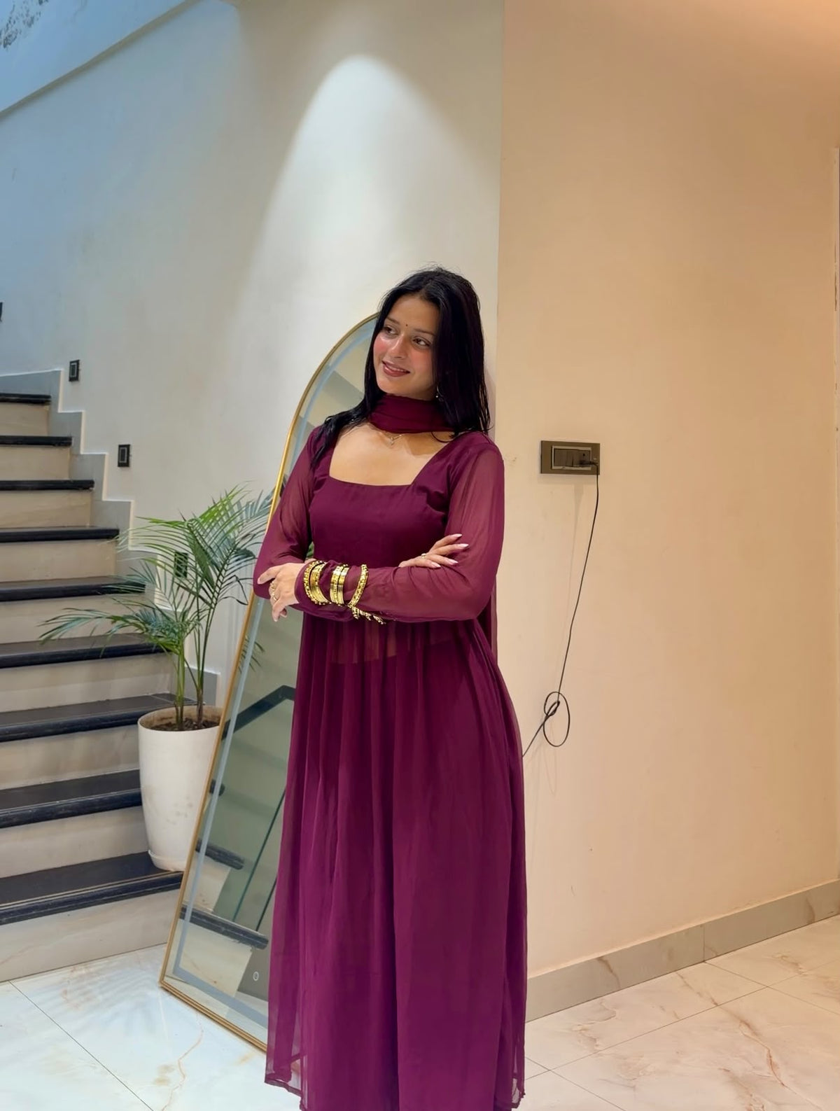 Wine Anarkali