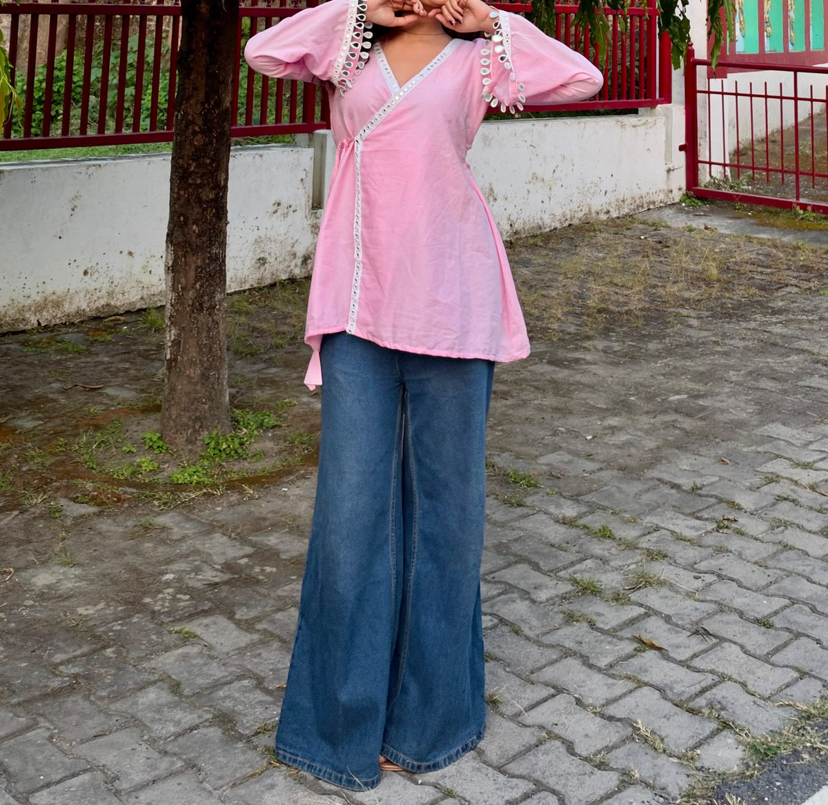 Pearl Wrap Kurti