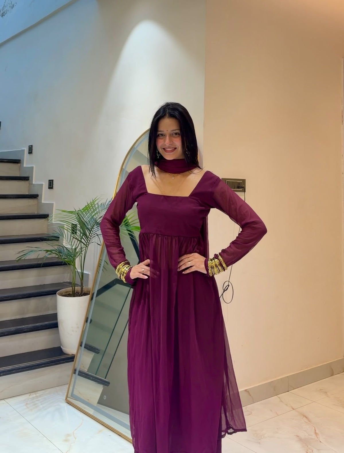 Wine Anarkali